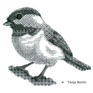 Blackwork Chickadee Instructions