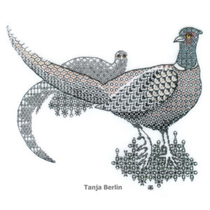 Blackwork Pheasants