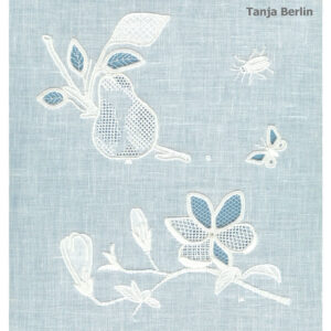 Fine White Work Pear and Magnolia Instructions