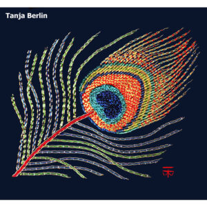 Goldwork Peacock Feather