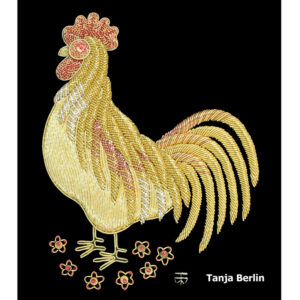 Goldwork Rooster Kit