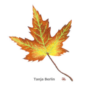 Needle Painting Maple Leaf Kit