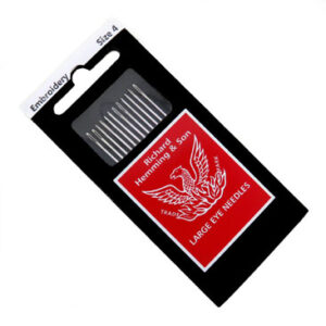 Needles - Size 4 Crewel Embroidery - Richard and Hemming