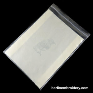 Piece of Fabric with the Robin in Grass Design