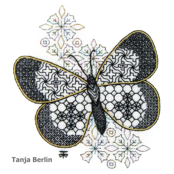 Small Blackwork Butterfly