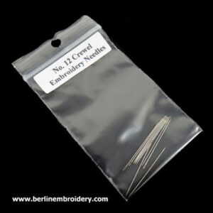 Needles - Size 12 Crewel Embroidery (Bag of 15 John James)