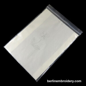 Piece of Muslin Fabric with the Purple Icicle Pansy Design