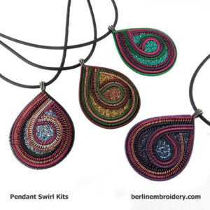 Pendant Swirl - Metal Thread Pendant Kit