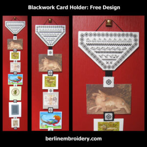 Blackwork Card Holder PDF Files