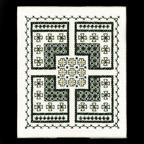 Blackwork Sampler Stitched by Beppy Berlin #bs