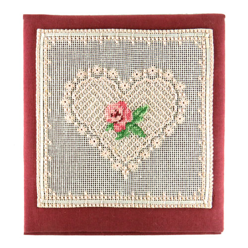 Case - Hapsburg Lace Heart Case to Hold Photos/Keepsakes Made by Beppy Berlin #hlhchpk