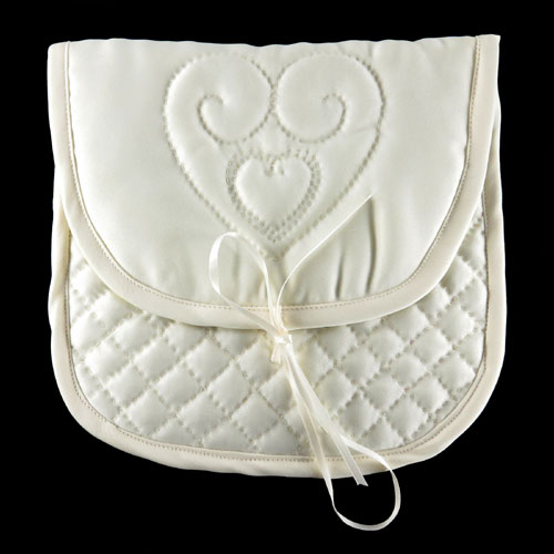 English Quilting Heart and Shell Bag Stitched by Beppy Berlin #eqhsb