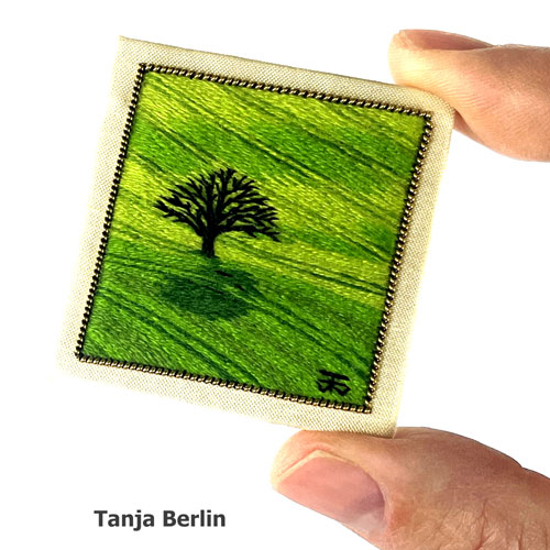 Needle Painting Miniature Treescape Kit or PDF Download